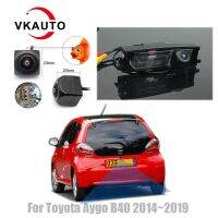 VKAUTO Fish Eye กล้องด้านหลังสำหรับ Toyota Aygo B40 Peugeot 108 Citroen C1 2014 ~ 2019 CCD HD Night Vision สำรองที่จอดรถ CAM