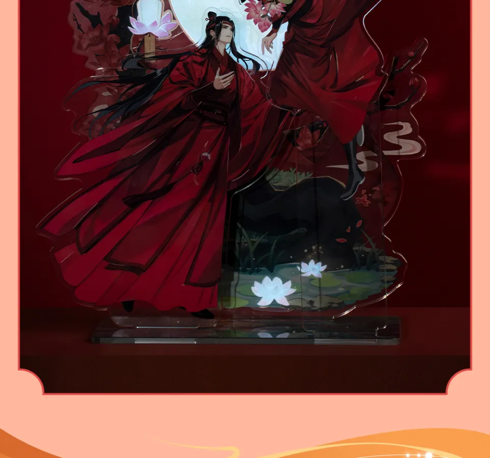 Anime Mo Dao Zu Shi MDZS Lan Wangji Wei Wuxian Badge Luminous Stand  Quicksand Acrylic Shikishi Cosplay Cute The Untamed C QC - AliExpress