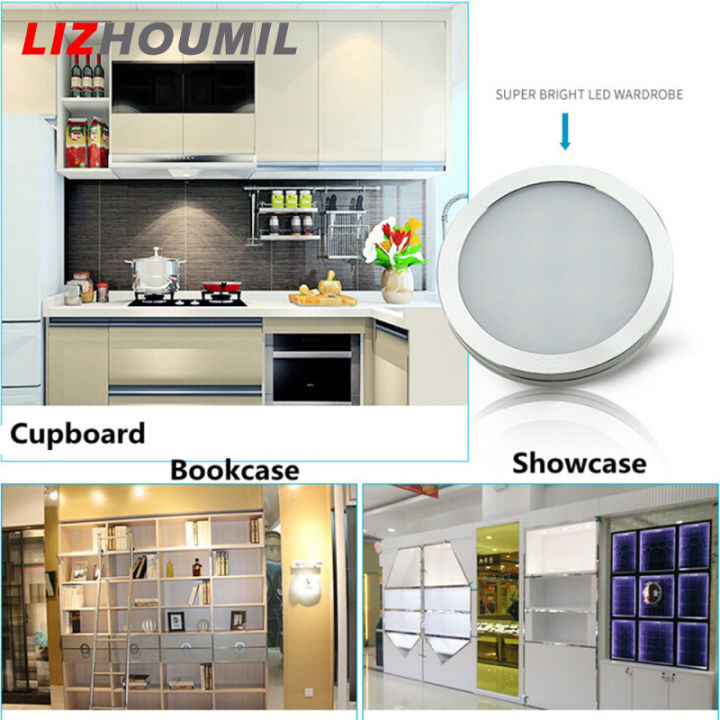 lizhoumil-ชุดไฟเด็กซน-led-4-in-1-ชั้นวางของใต้ห้องครัวเคาท์เตอร์แบบมีสายพร้อมสวิตช์