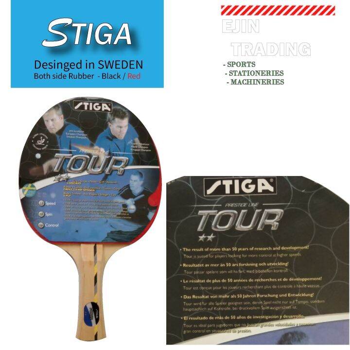 Stiga Table Tennis Bat TOUR Long Handle Lazada