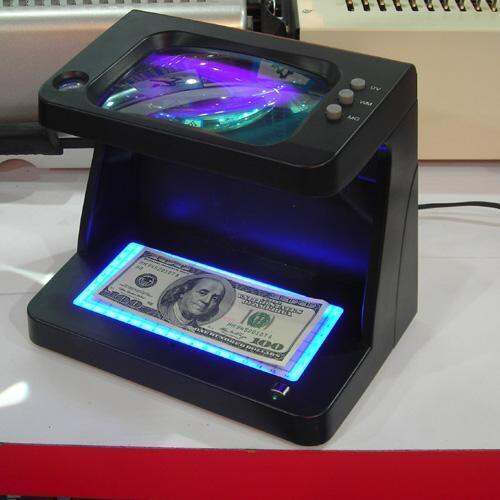 Multi Function Money Detector Ultraviolet MG With Two Tube UV Light