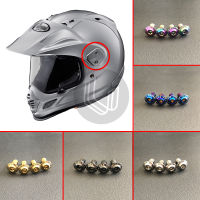 หมวกกันน็อครถจักรยานยนต์ Brims Sun Visor Rfit Titanium Alloy สกรูสำหรับ ARAI CROSS3 TX3 X4 Rally หมวกกันน็อก Brims อุปกรณ์เสริม