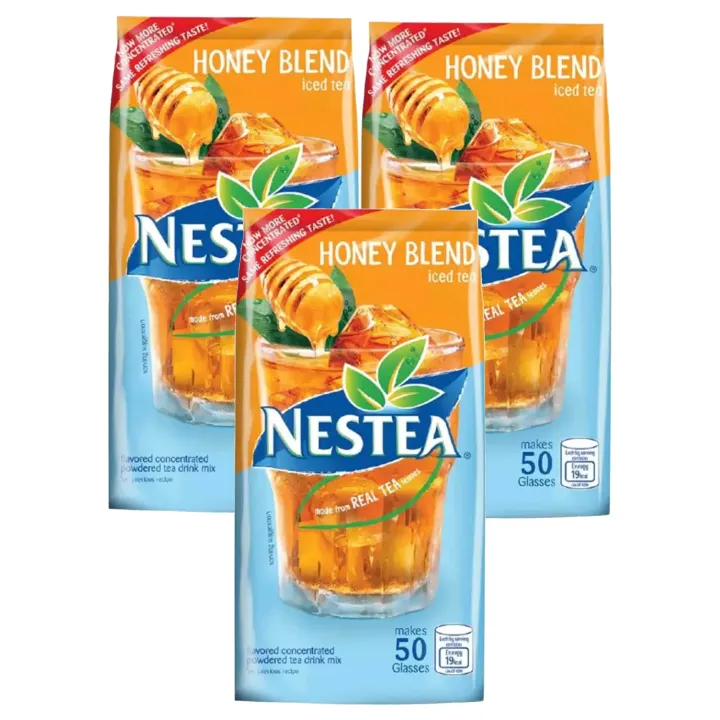 NESTEA Honey Blend Iced Tea Powdered Drink 3packs (250g per pack) Lazada PH