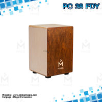 Magie Cajon Drum รุ่น PC 38 FDY กลองคาฮอง มากี เครื่องดนตรี เครื่องเคาะจังหวะ กลองพกพา อคูสติก