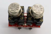 Single OP-AMP ออปแอมป์ OPA627SM/883B ตัวถังเหล็ก ผลิตที่ U.S.A. (ขายเป็นเซ็ต ออปแอมป์2ตัว+ตัวแปลงSingleเป็นDual)พร้อมส่ง