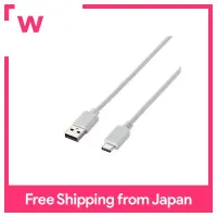 ELECOM สาย USB USB2.0 AC 1ม. สำหรับ Apple White U2C-APAC10WH