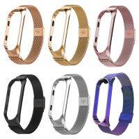 ertgga Replacement Stainless Steel Strap For Xiaomi Mi M3 M4 M5 M6 Watchband Sport Band Accessories Watchband Bracelet Miband 3 4 5 6 7