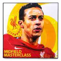 รูปภาพ Thiago Alcantara ติอาโก้ อัลคันทาร่า Liverpool ลิเวอร์พูล​ หง​ส์แดง​ รูปภาพ​ติด​ผนัง​ pop art พร้อมกรอบและที่แขวน ฟุตบอล​ กรอบรูป