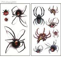 2 Sheets Sexy Temporary Tattoo Waterproof Fake Spider Ladybug Body Art Man Woman Sticker