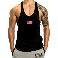 （Ready Stock)? Mens Sports Vest Mens Fashion Trend Summer Loose Sleeveless Top I-Shaped Running Training Wear Fitness Clothes ZV