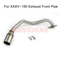 Slip on For HONDA XADV 150 X-ADV150 Exhaust Front Pipe Stainless Steel Motorcycle Modified Full Systems Motorcross Connect Link