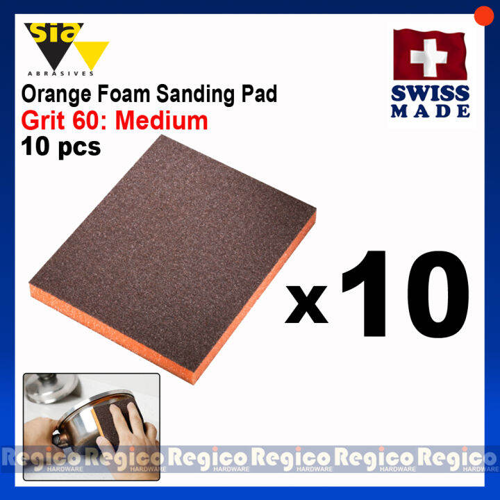SIA Foam Sandpaper Sanding Block and Pad (7991,7983) Regico Hardware