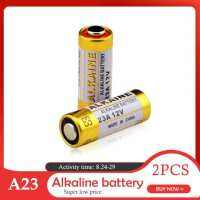 2PCS 23A 12V dry alkaline battery 23AE 21/23 A23 23GA MN21 for doorbell,car alarm,walkman,car remote control etc