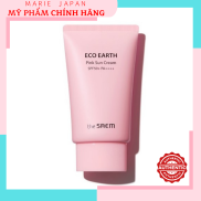 HCMKem Chống Nắng The Saem Eco Earth Power Pink Sun Cream SPF50+ PA++++ 50g