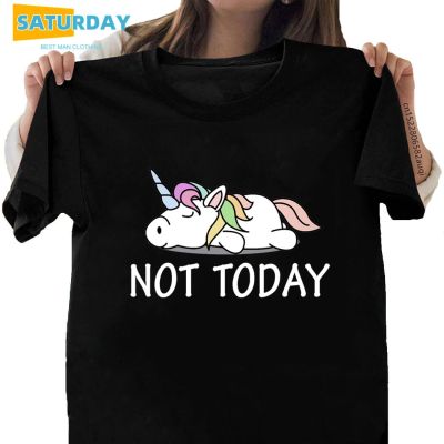 Short Sleeve T-Shirt Big Size Funny Unicorn T-Shirt 100% Cotton Gildan