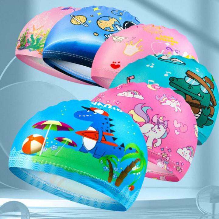 swimming-caps-for-kids-elastic-swim-cap-breathable-unisex-swimming-caps-for-beach-water-park-swimming-pool-child-teen-youth-welcoming