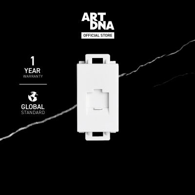 ART DNA รุ่น A83 เต้ารับสัญญาณโทรศัพท์ CAT6 สีขาว ไซส์ S ปลั๊กไฟโมเดิร์น ปลั๊กไฟสวยๆ สวิทซ์ สวยๆ switch design