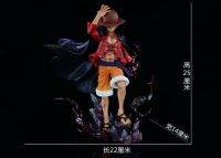 โจรสลัด LX MAX ซีรีส์ กระสุนนัดแรกของ New Four Emperors เสียงสะท้อน Luffy รูปปั้นทำด้วยมือโมเดลกล่อง