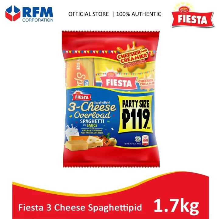 Fiesta 3Cheese Spaghettipid Fiesta Spaghetti Pasta 800g Fiesta 3