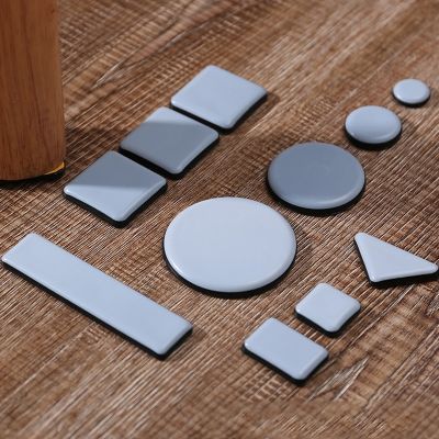 4Pcs Furniture Leg Slider Pads Wear-Resistant Silent Household Table Chair Foot Pads Mobile Table Corner Anti-Collision Pads Flo