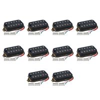 10X Electric Guitar Humbucker Pickups Bridge Alnico V Pickup Black