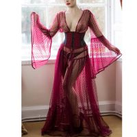 【CC】⊕♗♠  Womens Ladies Bride Robes Kimono Robe Silk Night Wear Gown Sleepwear