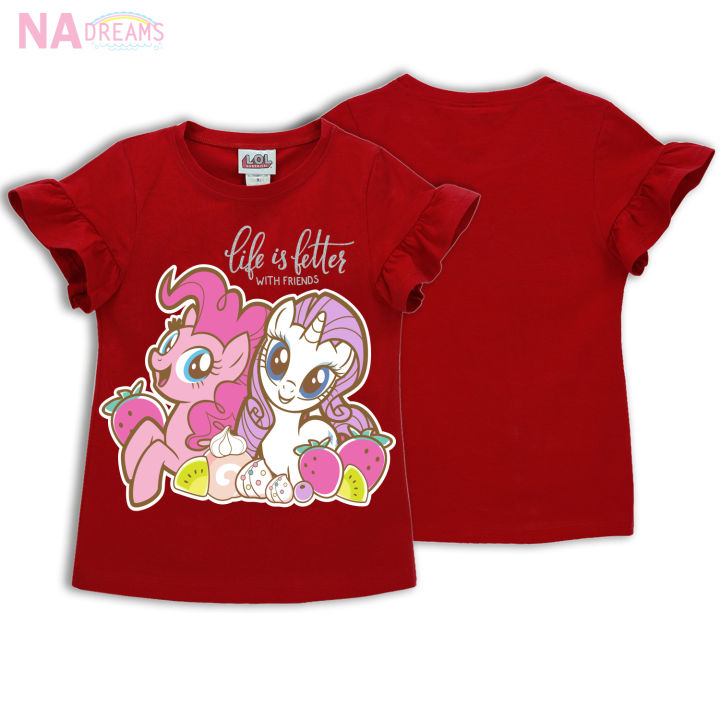 my-little-pony-เสื้อยืดคอกลม-เด็ก-4-10-ปี-ผ้าคอตตอนสแปนเด็กซ์-ลายโพนี่-จาก-nadreams-เนื้อผ้าเกรดดี-นุ่มมาก