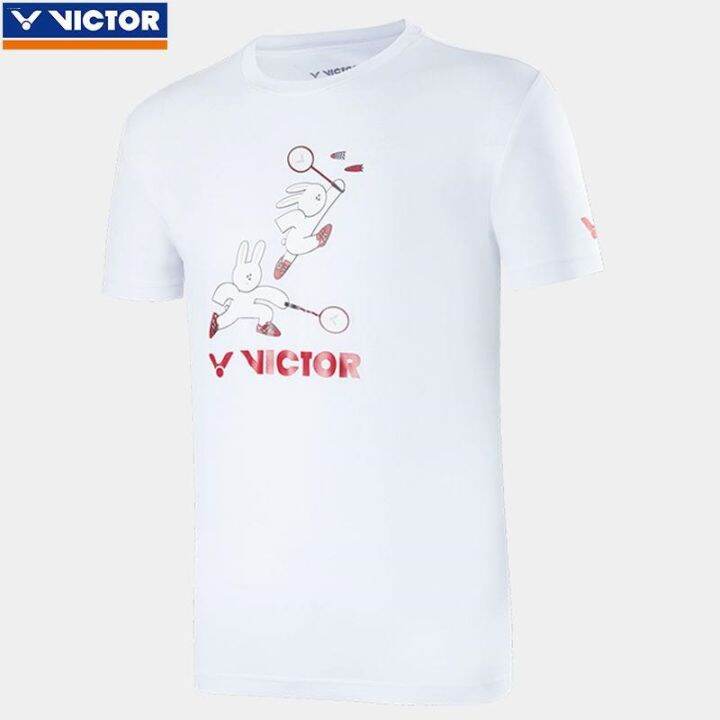 เสื้อยืดแขนสั้น-victor-victor-victory-ชุดกีฬาแบดมินตันระบายอากาศได้ดีแห้งเร็ว-t-30029กีฬา-t-30031เหมาะสม