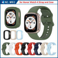 สำหรับ Honor Watch 4 (TMA-L19) สายรัดและเคสซิลิโคนสายรัดข้อมือแบบนุ่ม