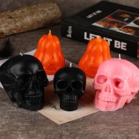 Creative Skull Candles Scented Soy Wax Pumpkin Candles for Halloween Home Decor Creative Table Decoration Scented Candle