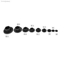 ☌❈ 20pcs Black Hex Socket Allen Bolt Screw Covers Caps Nut Hexagon Head Cover Cap Protector Fasteners M5-24