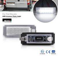 ไฟป้ายทะเบียน Led Canbus แบบ2x สำหรับ Fiat Ducato กล่องรสบัส06 20สำหรับป้ายด้านหลัง Lancia Silon 03 11ไฟป้ายทะเบียน