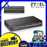 อุปกรณ์เพิ่มขยายช่องแลน ZYXEL 24 PORT UNMANAGED GIGABIT SWITCH รุ่น GS1100-24E เปิดบิล Vat ได้ รับประกันศูนย์ตลอดอายุการใช้งาน