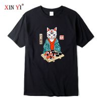 Xin Yi Mens Funny Anime Tshirt Printing T Shirt Loose Men Tshirt Gildan