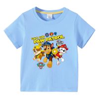 Chase Marshalls PAW Patrol เสื้อผ้าเด็ก T เสื้อ1-8ปีเด็กทารกเสื้อเด็ก Terno Sando ชายแขนสั้นผ้าฝ้าย Tees Tshirt เสื้อผ้าการ์ตูนพิมพ์เด็ก Casual Homewears