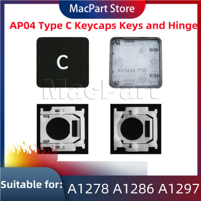 เปลี่ยน AP04 Type C Keycaps คีย์และบานพับสำหรับ MacBook Pro 13 "15" 17 "A1278 A1286 A1297 คีย์บอร์ด-iewo9238