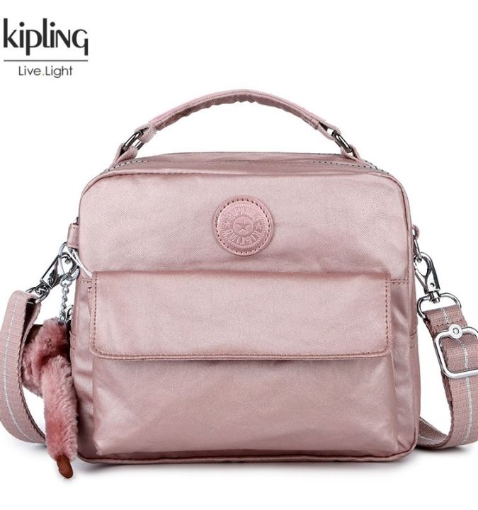 กระเป๋าเอกสารขนาดเล็ก-kipling-แฟชั่นกระเป๋าสะพายไหล่กระเป๋าเป้ของผู้หญิงลำลองหลายชั้นกันน้ำอเนกประสงค์