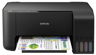 Epson EcoTank L3110 All-in-One Ink Tank Printer (เครื่องปรินท์ระบบแทงค์ แบบประหยัด หมึกแท้จากเอปสัน ) 3 in 1 พิมพ์/สแกน/ถ่ายเอกสาร