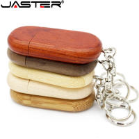 JASTER ฟรีโลโก้ที่กำหนดเองมินิไม้ Batten Usb แฟลชไดรฟ์ปากกาไดรฟ์ Pendrive 64Gb 16Gb 32GB U Disk Memory Stick งานแต่งงาน Giftshot