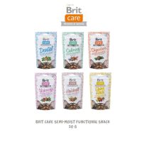 (พร้อมส่ง) ขนมแมวเกรนฟรี Brit Care Semi-moist functional cat snack ขนาด 50 g จากสาธารณรัฐเชค