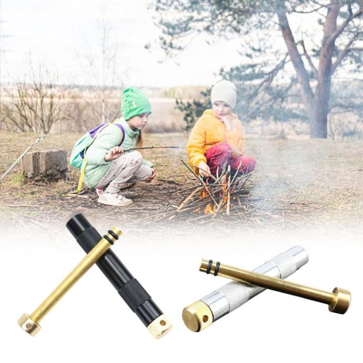 portable-compression-fire-tube-fire-piston-fire-starter-camping-fire-starters-outdoor-camping-gear-metal-fire-rod-for-survival-hiking-hunting-amicable
