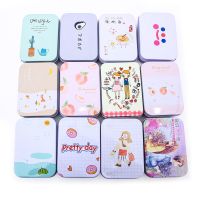 New Vintage Cartoon Tin Box Sealed Jar Packing Boxes Jewelry  Candy Box Small Storage Cans Coin Earrings Headphones Gift Box Storage Boxes