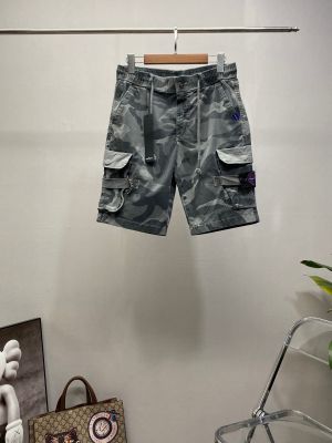 [IN STOCK]Stone Island Camouflage Three-dimensional Zippered Large Pocket Shorts gnb