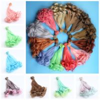 New Arrival BJD Wavy Wig  Styling Accessories for Dolls 20*100 CM Doll Curly Hair for 1/3 1/4 1/6 1/12 BJD Tresses Hair For Doll Electrical Connectors