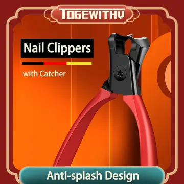 No Splash Nail Clippers Manicure Fingernail Toenail Cutter Nippers