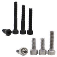 5-50PCS M1.6 M2 M2.5 M3 M4 M5 M6 M8 DIN912 Hex Allen Socket Cap Head Screw 304 Stainless Steel Black Grade 12.9 Bolt Screws Fasteners