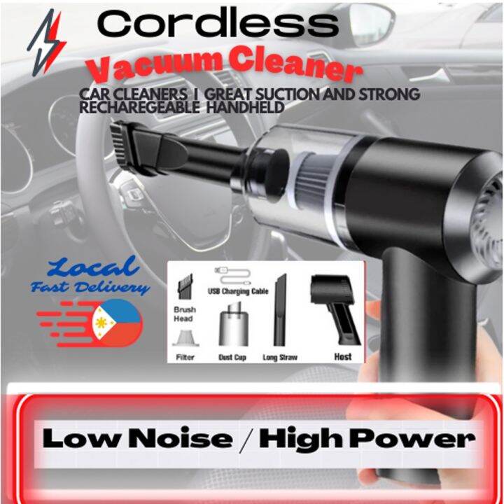 【factory outlet】 Car Vacuum Cleaner Mini Wet Dry Dual Use Vacuum