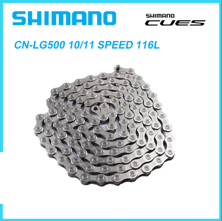 Shimano CUES U4000 Series CN LG500 Chain 116L 10speed 11speed For MTB Bicycle LG500 Chain 116