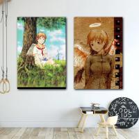 haibane renmei anime Decorative Canvas 24x36 Posters Room Bar Cafe Decor Gift Print Art Wall Paintings Drawing Painting Supplies