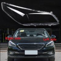 เลนส์ Lampu Depan Mobil สำหรับ Hyundai Sonata 9 2015 2016ฝาครอบ2017เคสใสกระจกไฟหน้าแทนที่เดิม